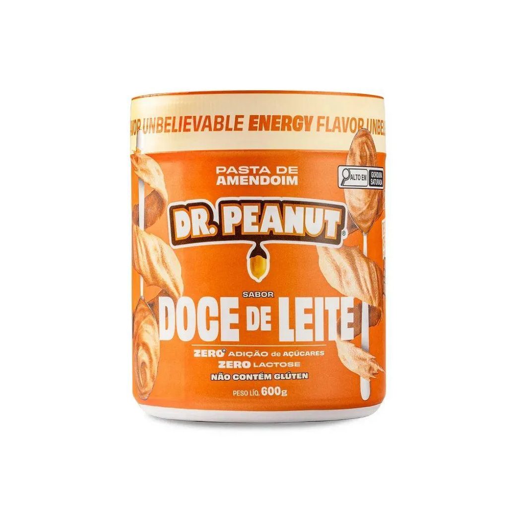 Pasta de Amendoim (600g) – Sabor: Doce de Leite