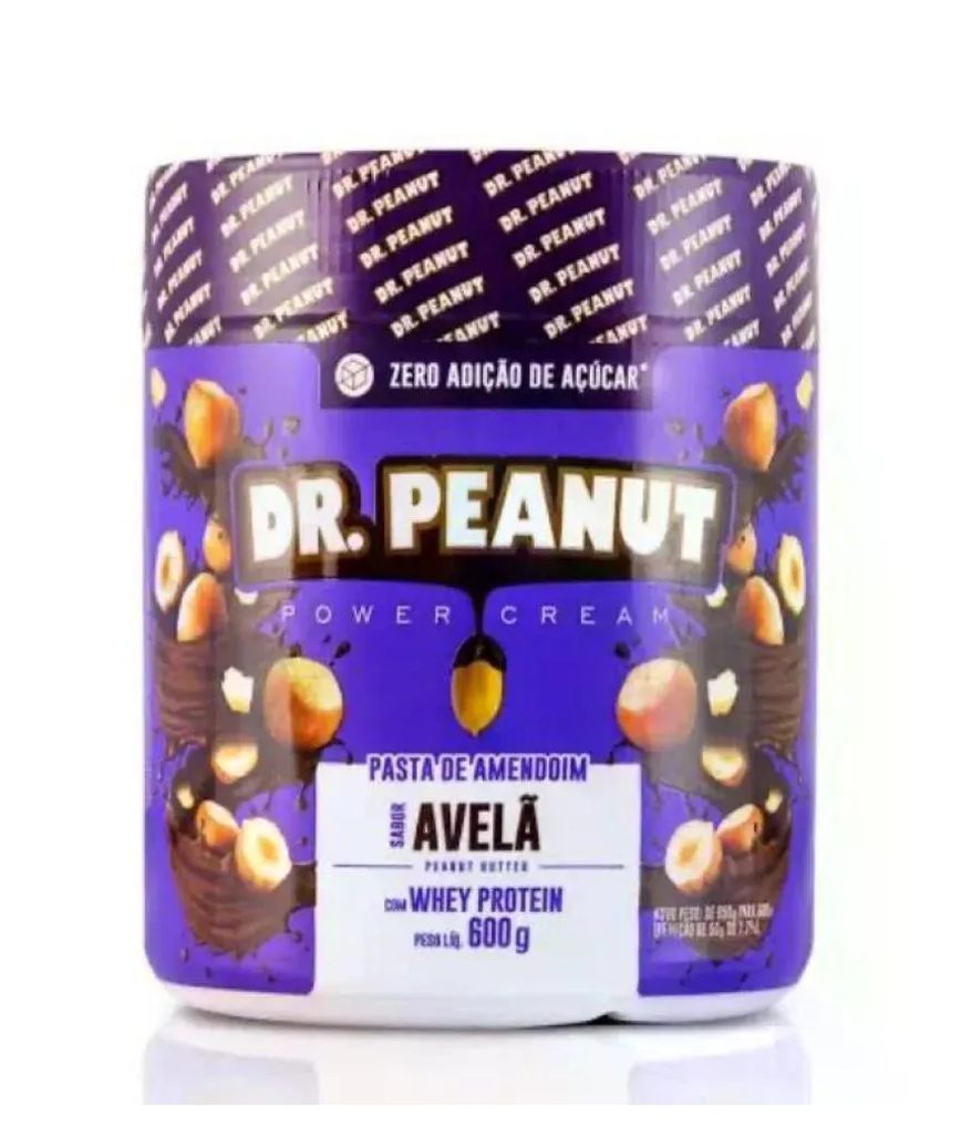 PASTA DE AMENDOIM DR PEANUT AVELA 600G