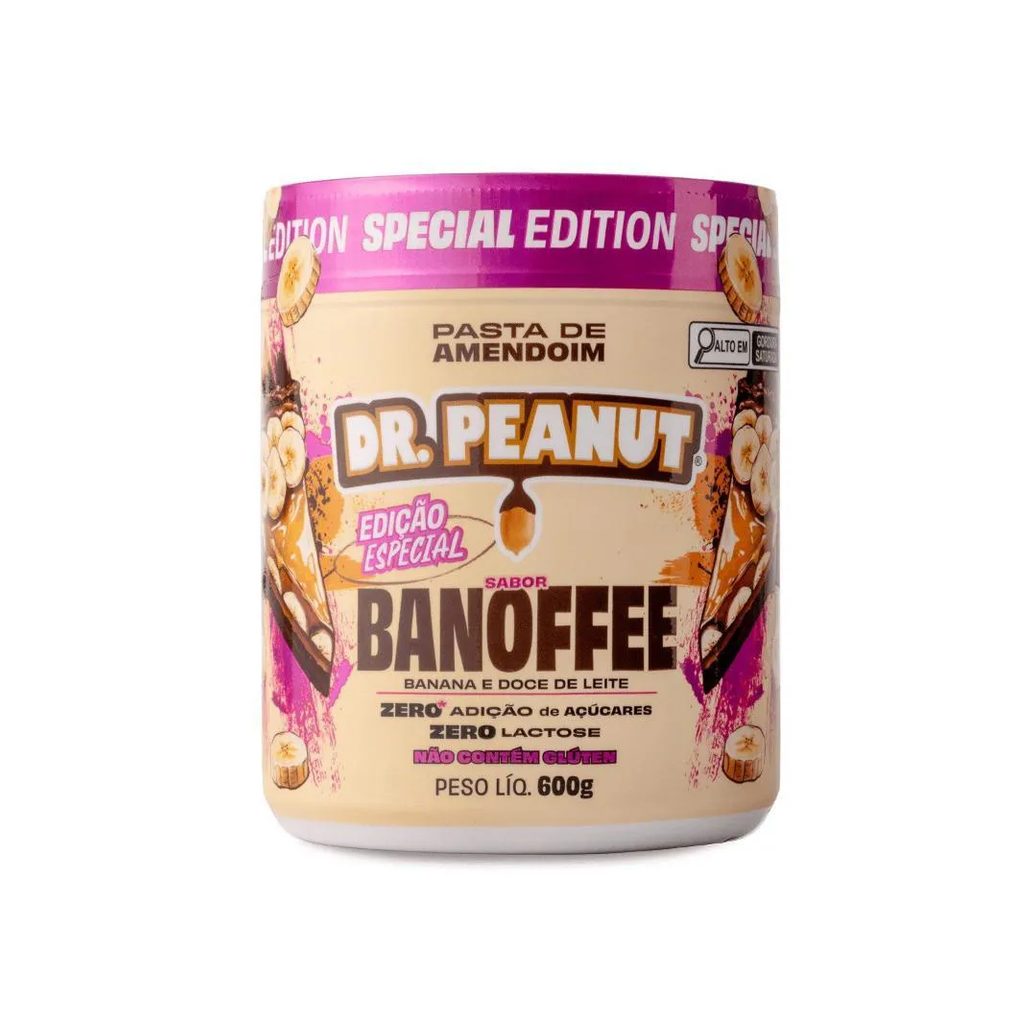 Pasta de Amendoim Dr Peanut Banoffee 600g