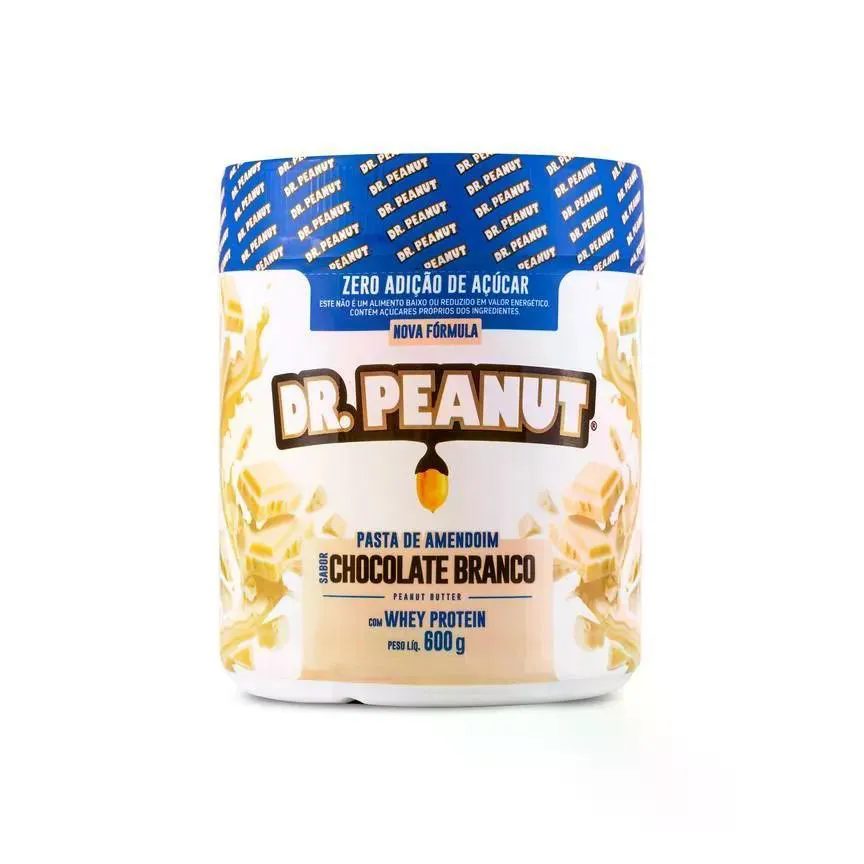 Pasta de Amendoim Dr Peanut Chocolate Branco 600g