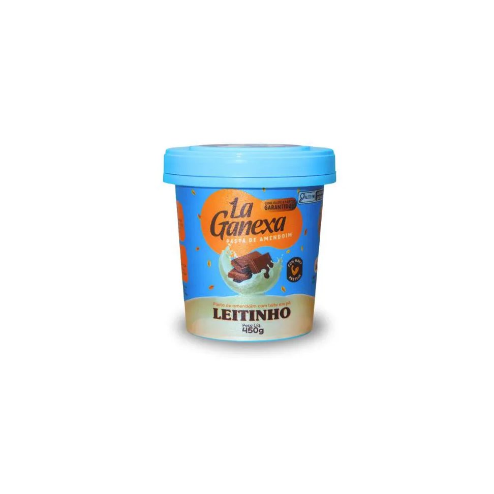 Pasta de Amendoim Leitinho 450G – La Ganexa