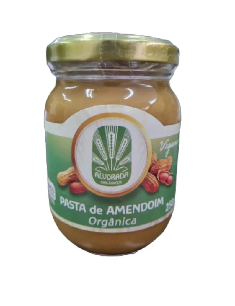 Pasta de Amendoim Orgânica Alvorada 250g