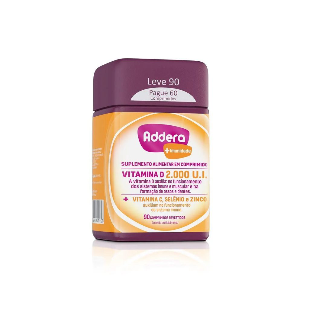 Polivitamínico Addera +Imunidade 90 comprimidos