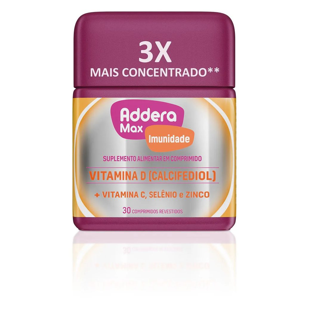 Polivitamínico Addera Max Imunidade 30 comprimidos
