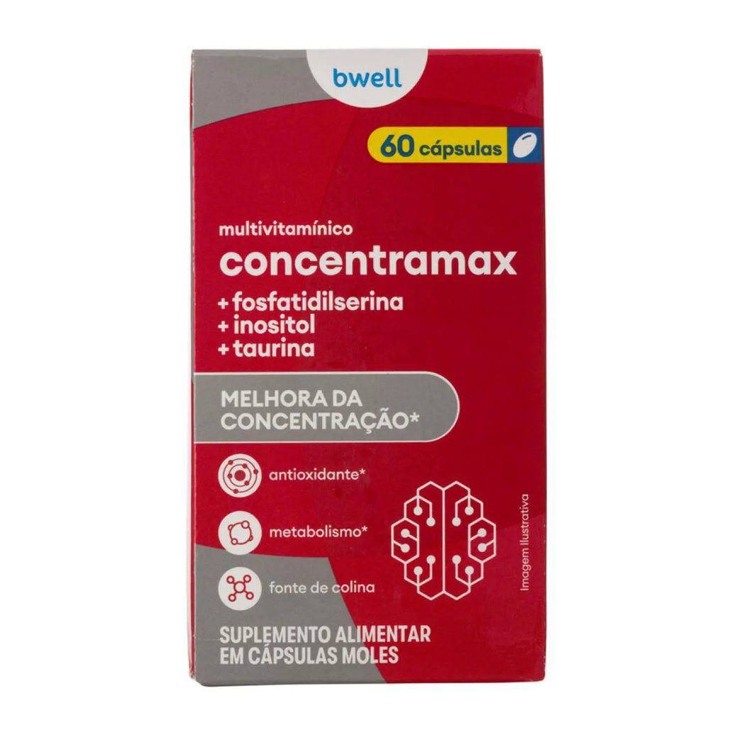 Polivitamínico Bwell Concentramax 60 Cápsulas