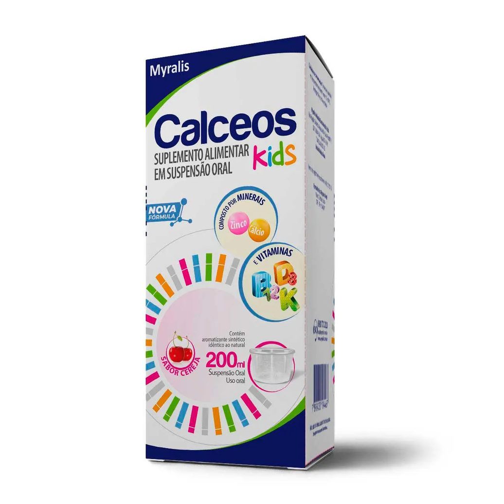 Polivitamínico Calceos Kids Cereja Infantil 200ml