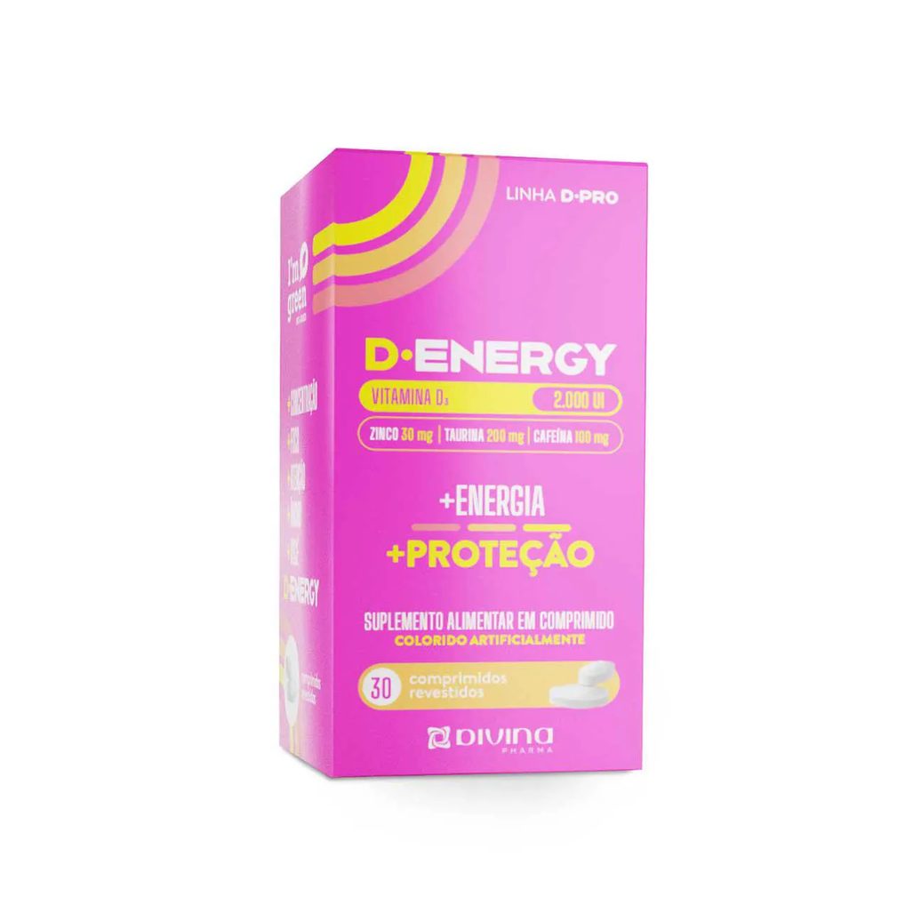 Polivitamínico D-Energy 30 comprimidos