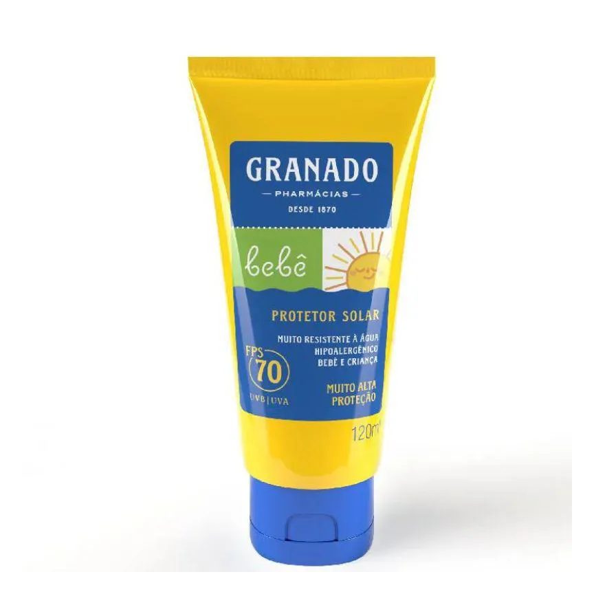 Protetor Solar Bebê Fps 70 120 Ml – Granado