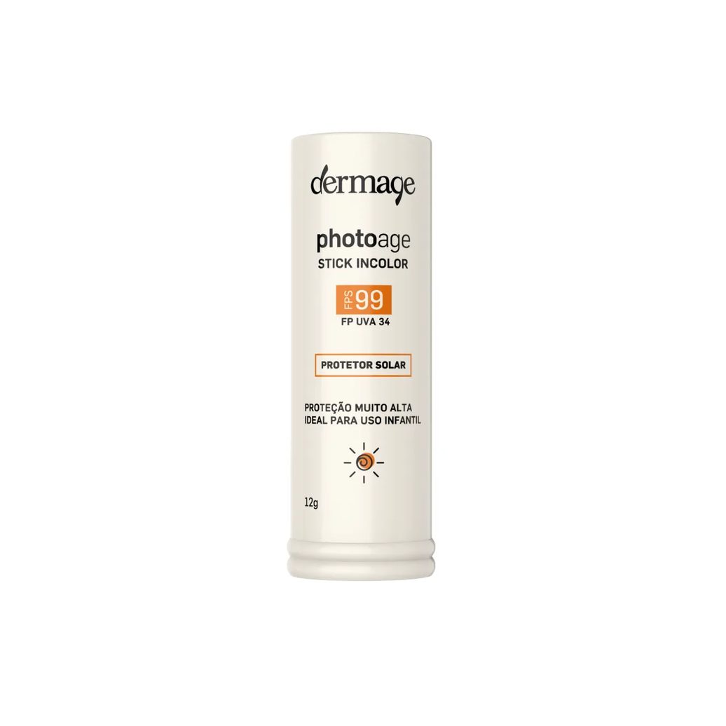 Protetor Solar Facial Stick FPS 99 Photoage Incolor 12g
