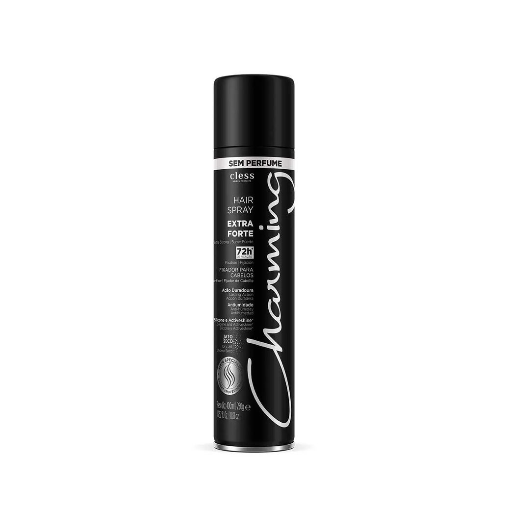 Spray de Cabelo Charming Black 400ml