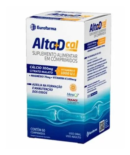 Suplemento Alimentar Alta D + Cal – 60 Comprimidos