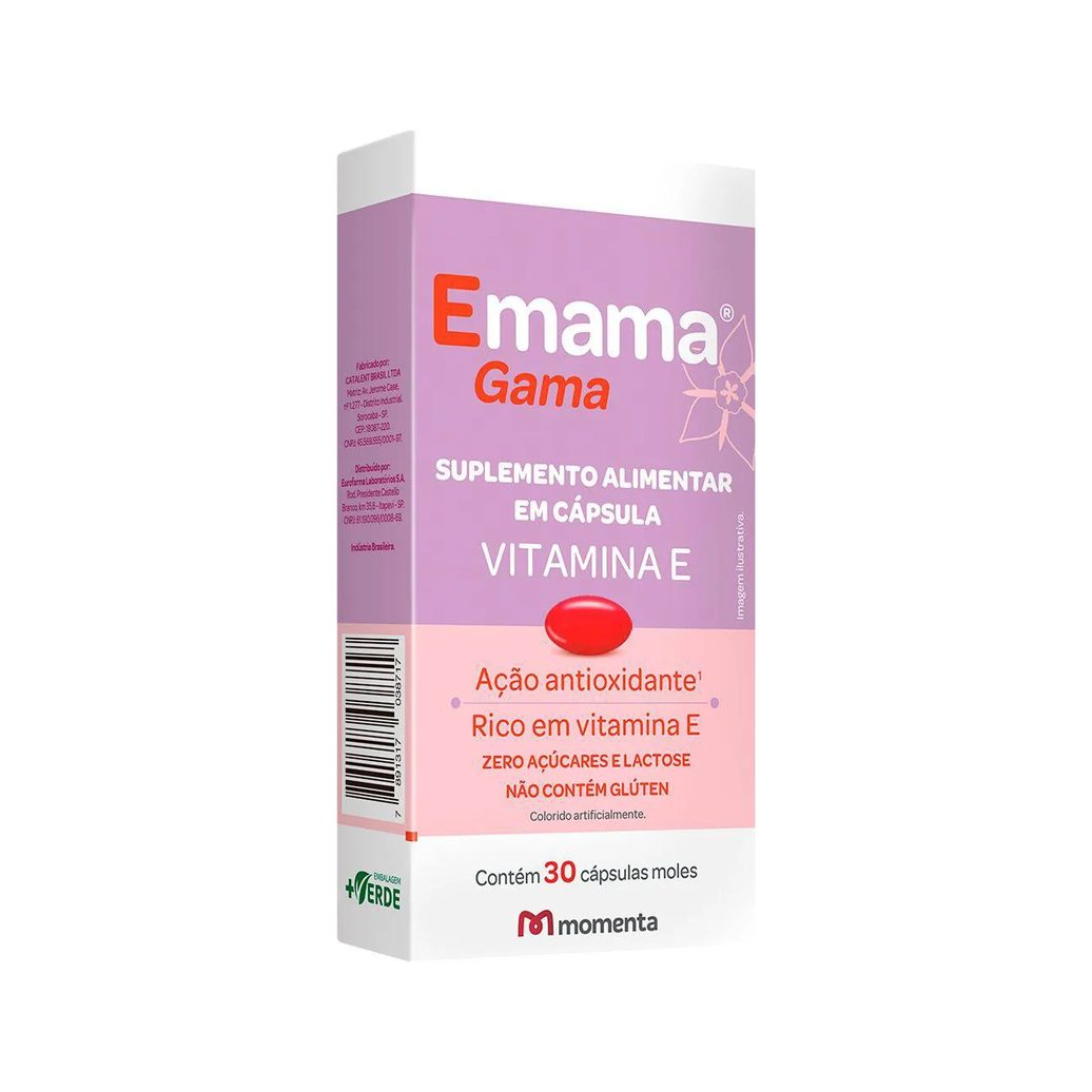 Suplemento Alimentar Emama Gama 30 cápsulas mole