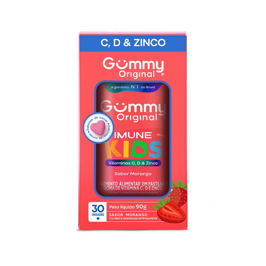 Suplemento Alimentar Gummy Kids Vitamin com 60 unidades