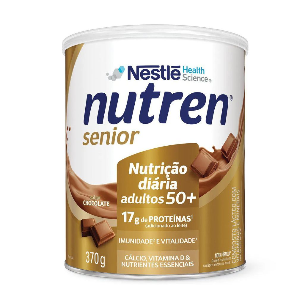 Suplemento Alimentar Nutren Sênior 50+ Chocolate 370g