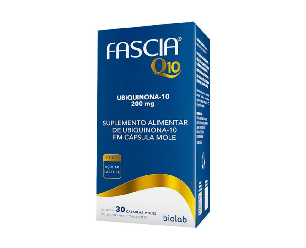 Suplemento Alimentar Fascia Q10 com 30 cápsulas