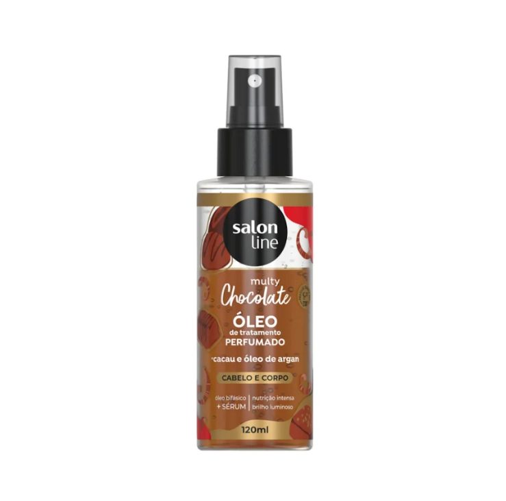 Óleo Perfumado Salon Line Multy Cacau e Óleo De Argan 120ml