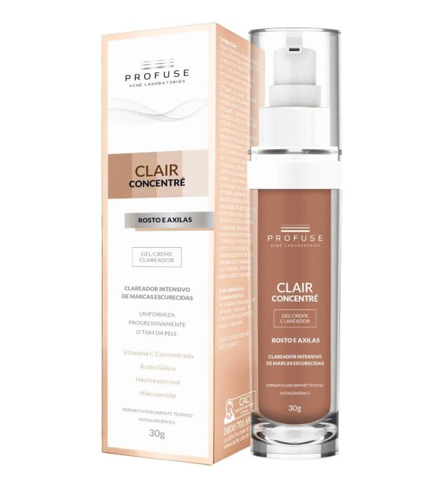 Gel Creme clareador Clair Concentre Profuse 30g