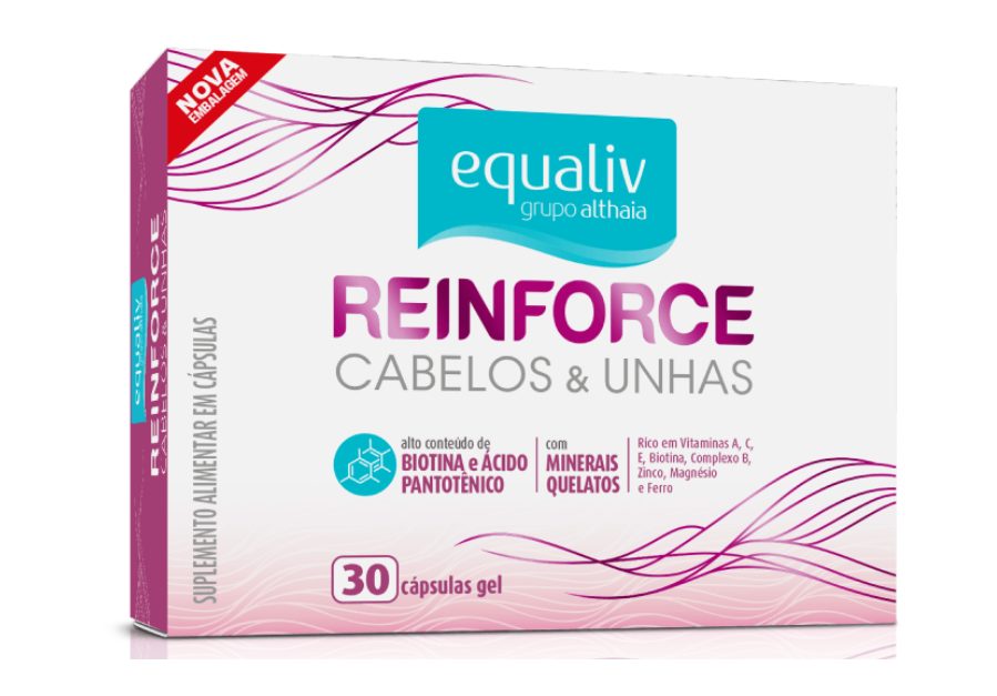 Reinforce Cabelos & Unhas Equaliv 30 cápsulas