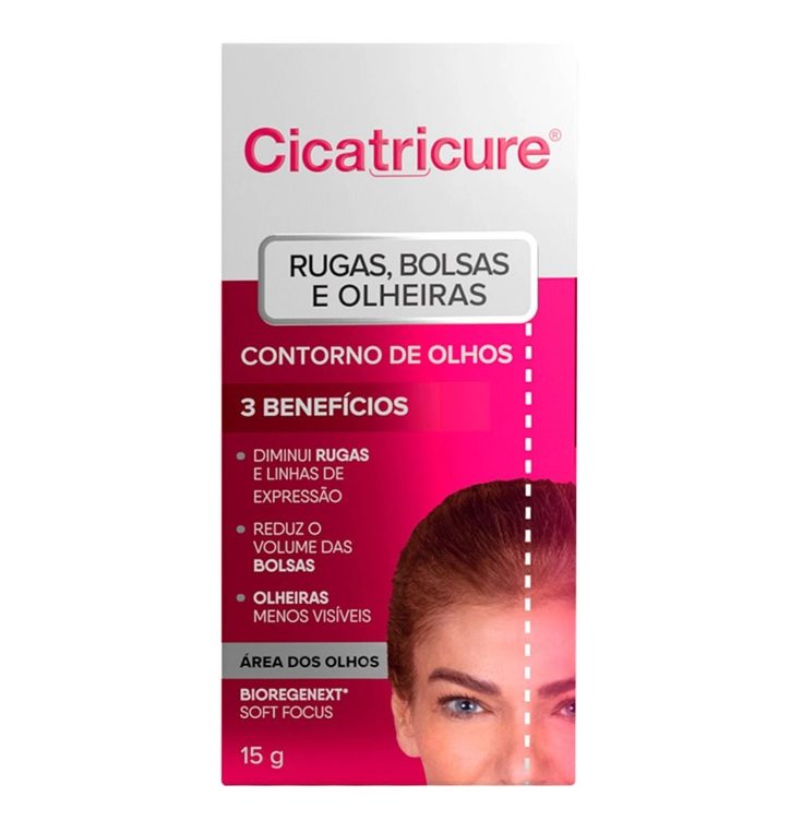 Creme Contorno De Olhos Cicatricure Rugas Bolsas E Olheiras 15g