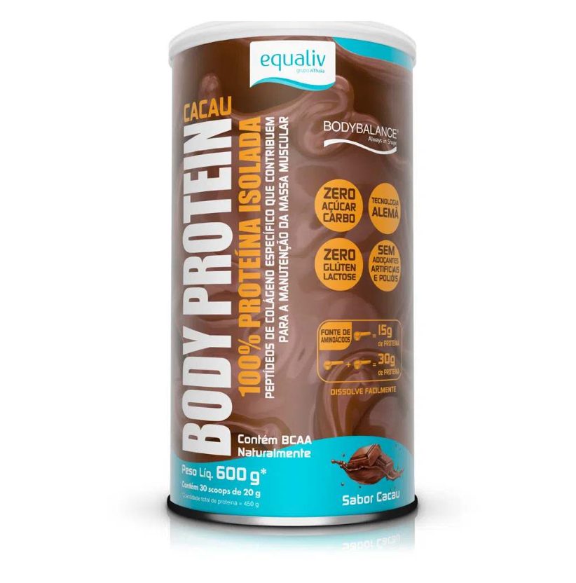 Body Protein sabor Cacau Equaliv 600g
