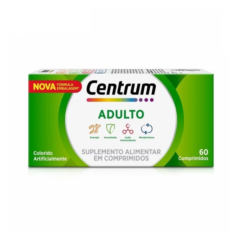 Suplemento Alimentar Centrum Adulto 60 cápsulas