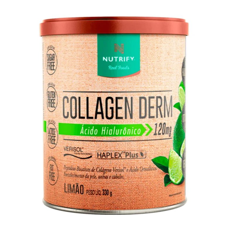 Colágeno Collagen Derm Nutrify sabor Limão 330g