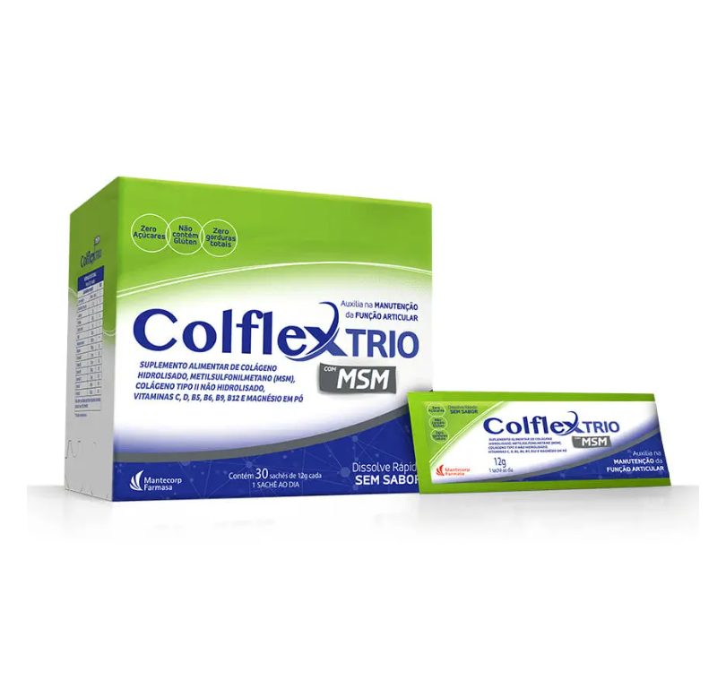 Colflex Trio Colágeno Hidrolisado 30 sachês
