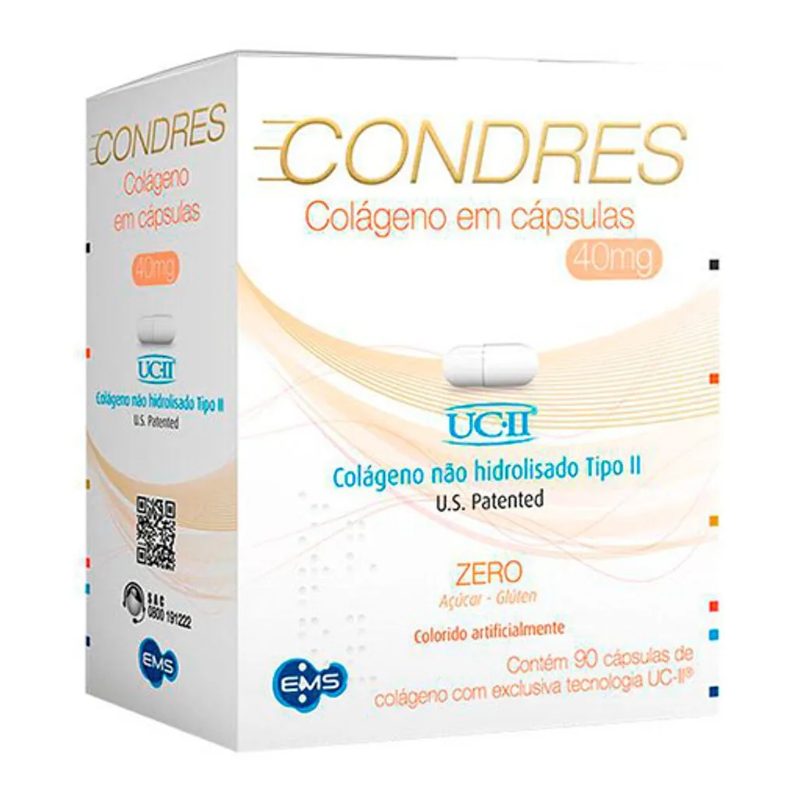 Condres Colágeno Não Hidrolisado Tipo II 40mg 90 cápsulas