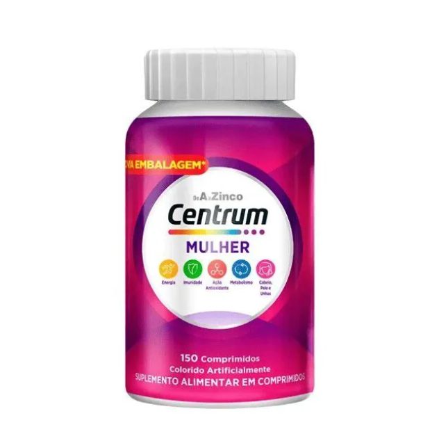 Suplemento Alimentar Centrum Mulher 150 Cápsulas
