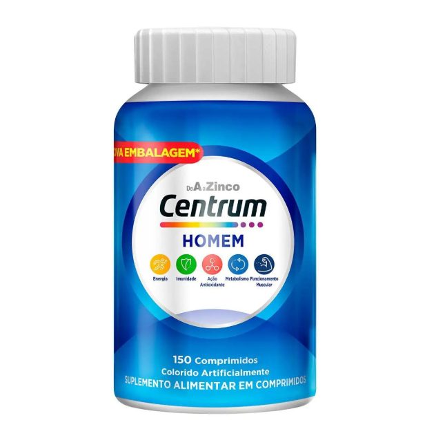 Suplemento Alimentar Centrum Homem 150 Comprimidos