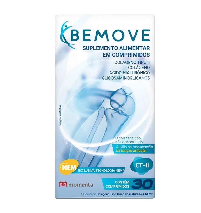 Suplemento Alimentar Bemove 30 Comprimidos