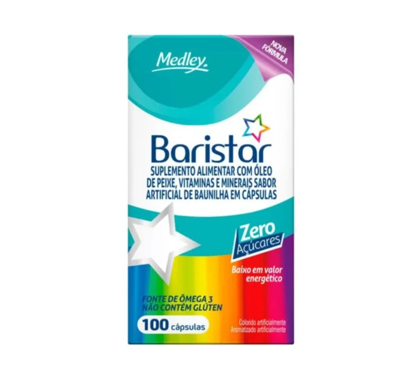 Suplemento Polivitamínico Baristar 100 cápsulas