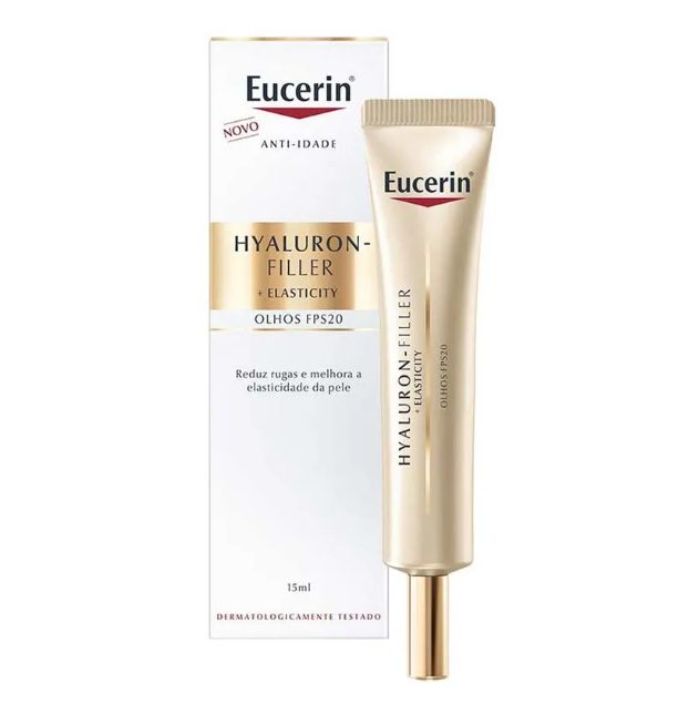 Creme de Olhos Eucerin Anti-Idade Firmador Hyaluron-Filler + Elasticity FPS20 15ml