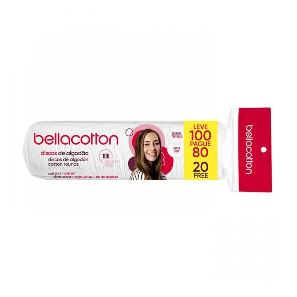 Algodão Bella Cotton Leve 100 Pague 80 Discos