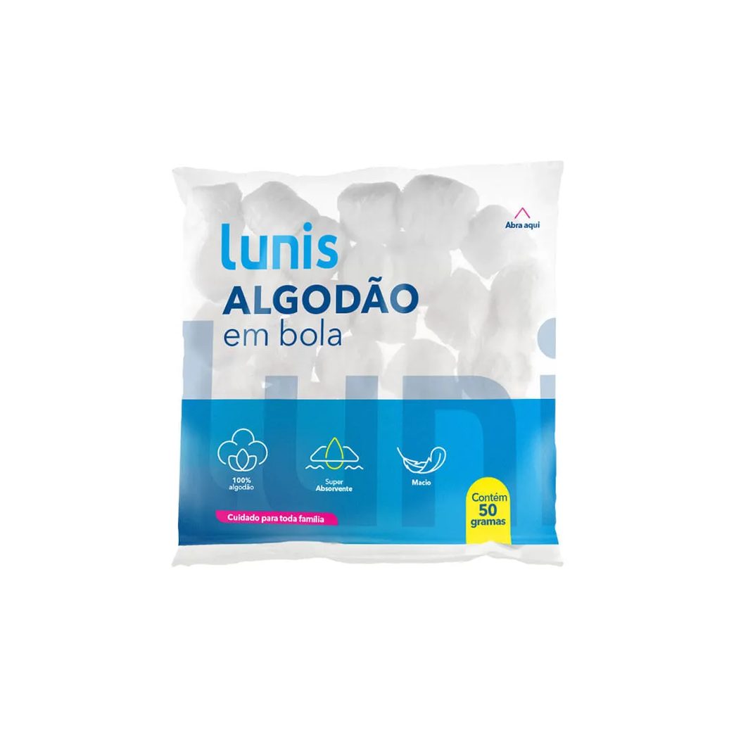 Algodao Lunis 50gr Bolas