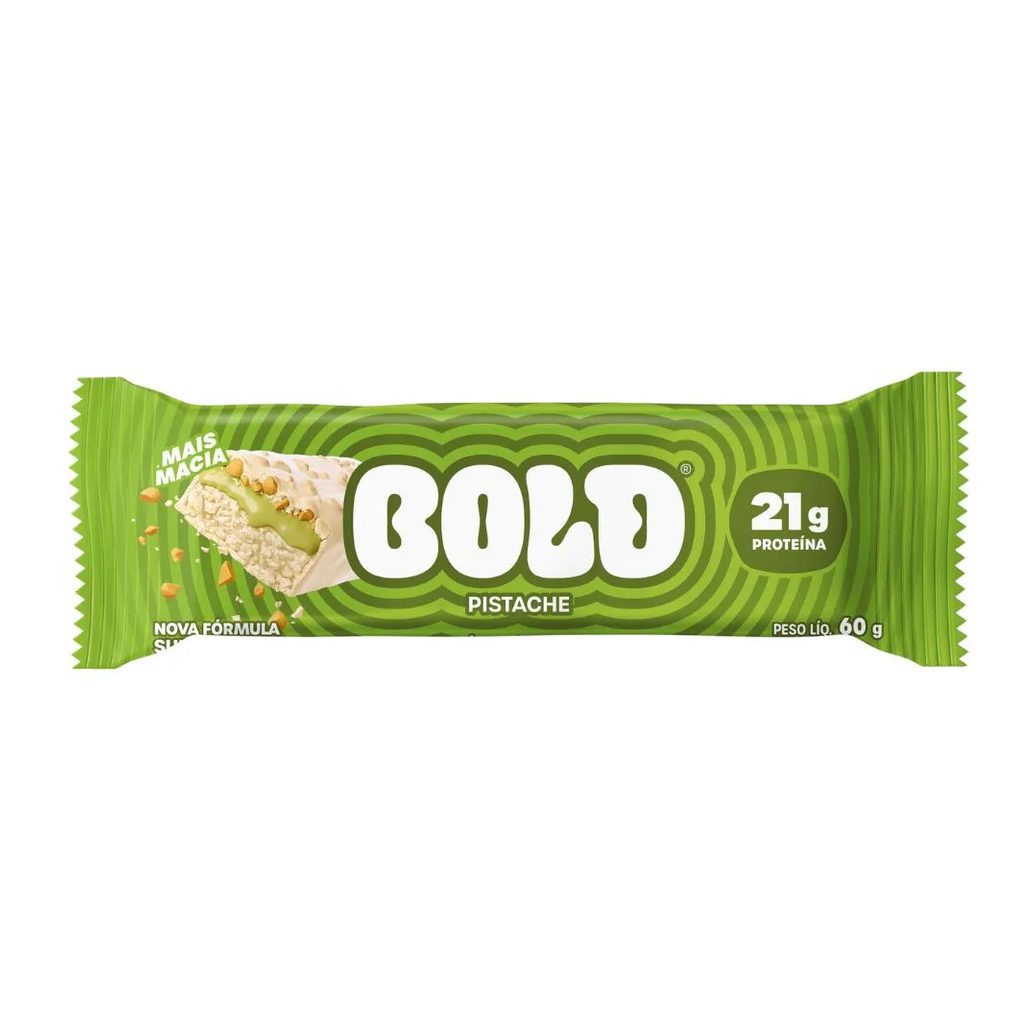 Barra De Proteína Bold Pistache 60g