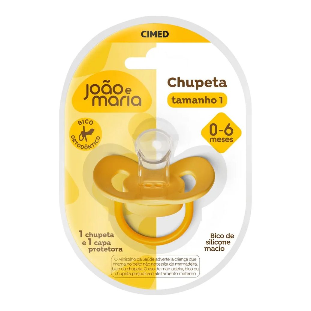 Chupeta Com Capa Protetora João E Maria 0-6 Meses