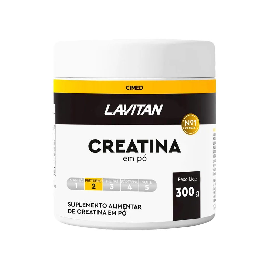 Cimed Lavitan Creatina Em Po Pre Treino 300gr