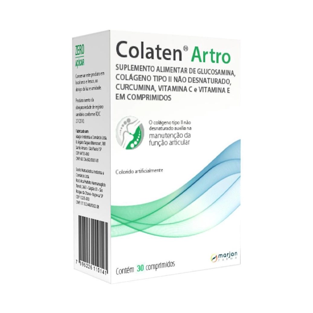 Colaten artro com 30 comprimidos