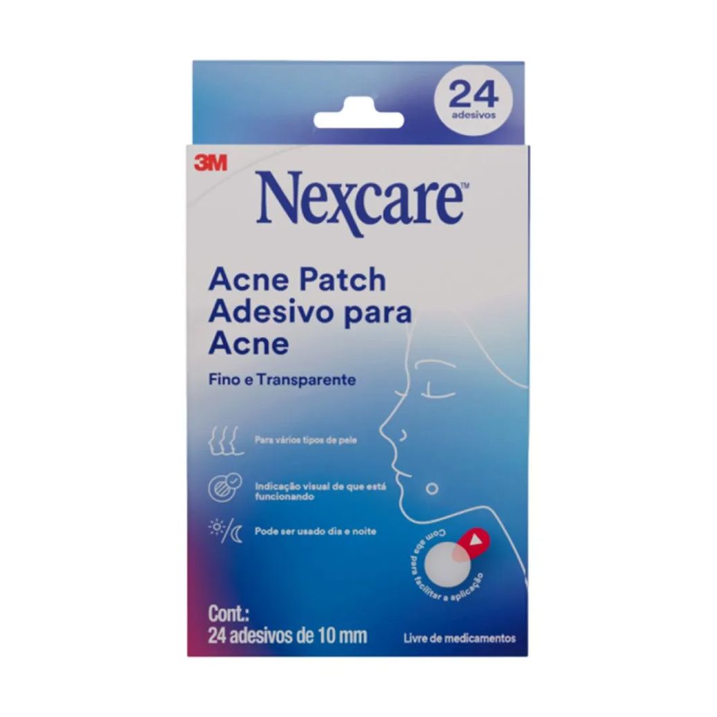 Curativo 3m Nexcare Acne Patch Com 24 Adesivos