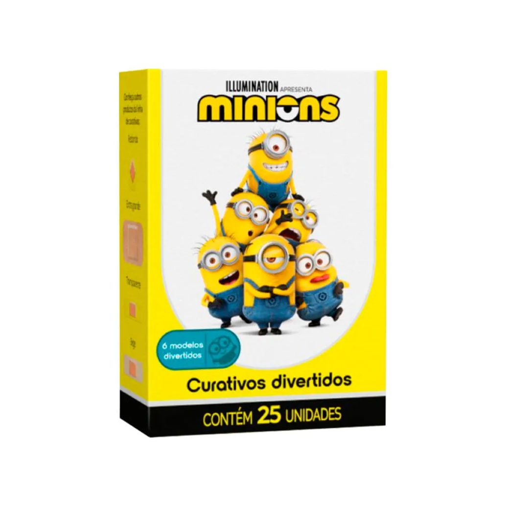 Curativos Cremer Minions Com 25 Unidades