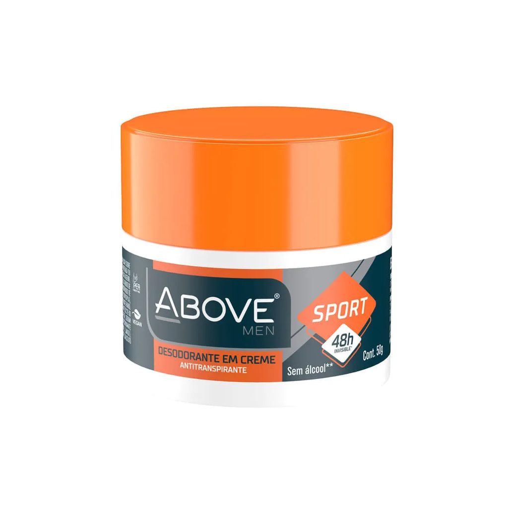 Desodorante Above Masculino Sport 50gr Creme