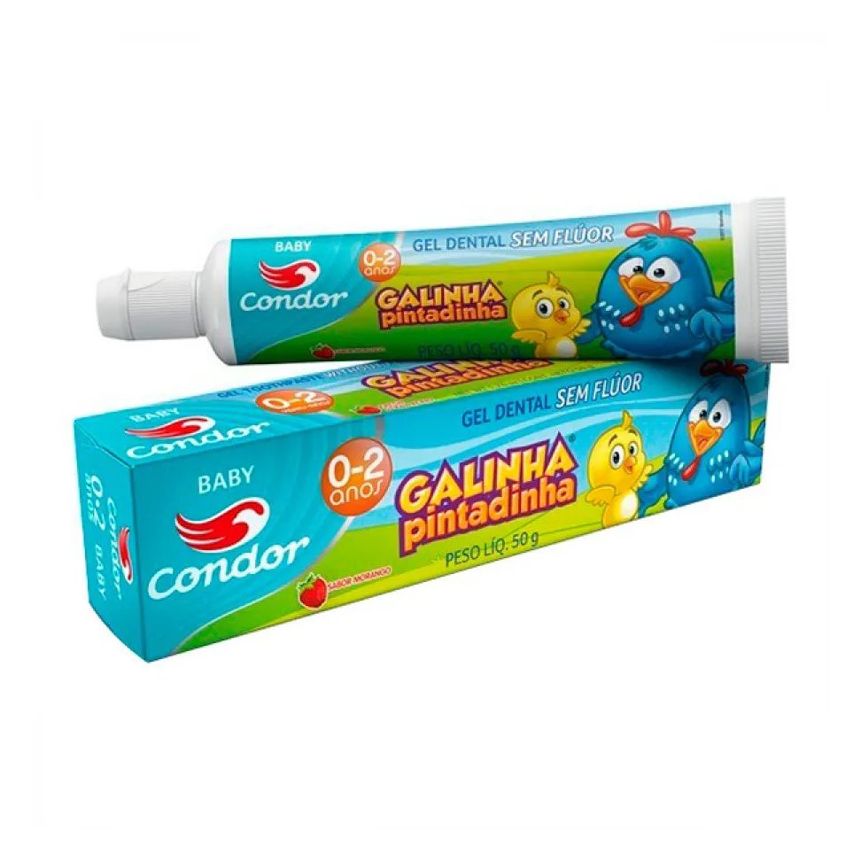 Gel Dental Condor Baby Galinha Pintadinha 50g