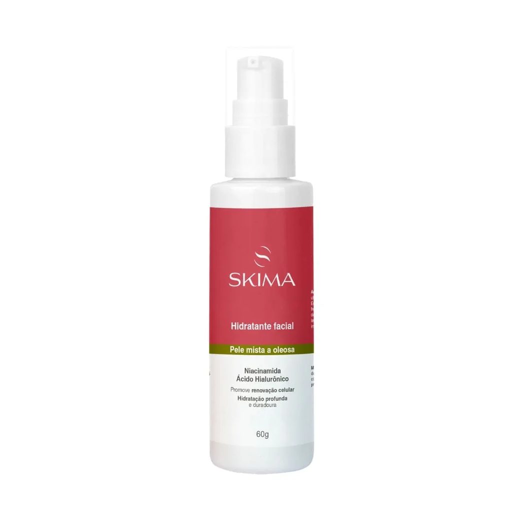 Hidratante Facial Skima Pele Mista A Oleosa 60g