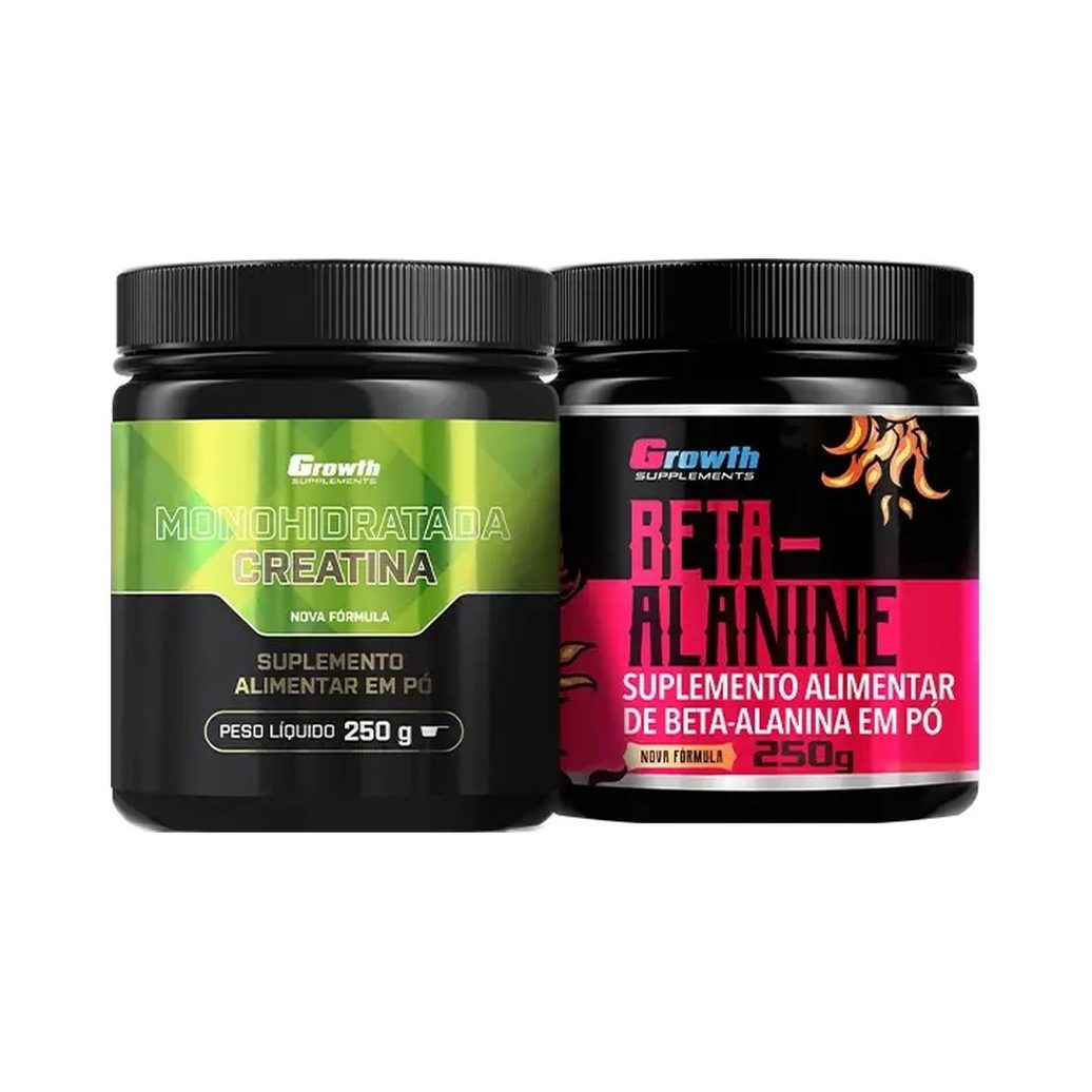 Kit Creatina Monohidrata 250g + Beta Alanina 250g