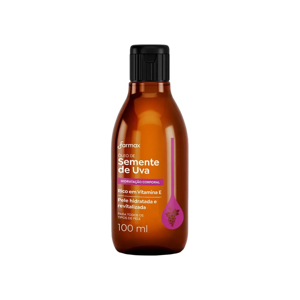 Oleo Corporal Farmax 100ml Semente De Uva