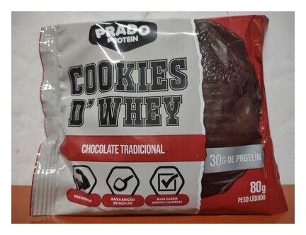 Prado Protein Cookies D'Whey - Chocolate Tradicional