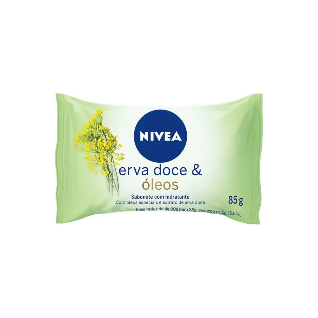 Sabonete Em Barra Nivea Erva Doce E Óleos 85g