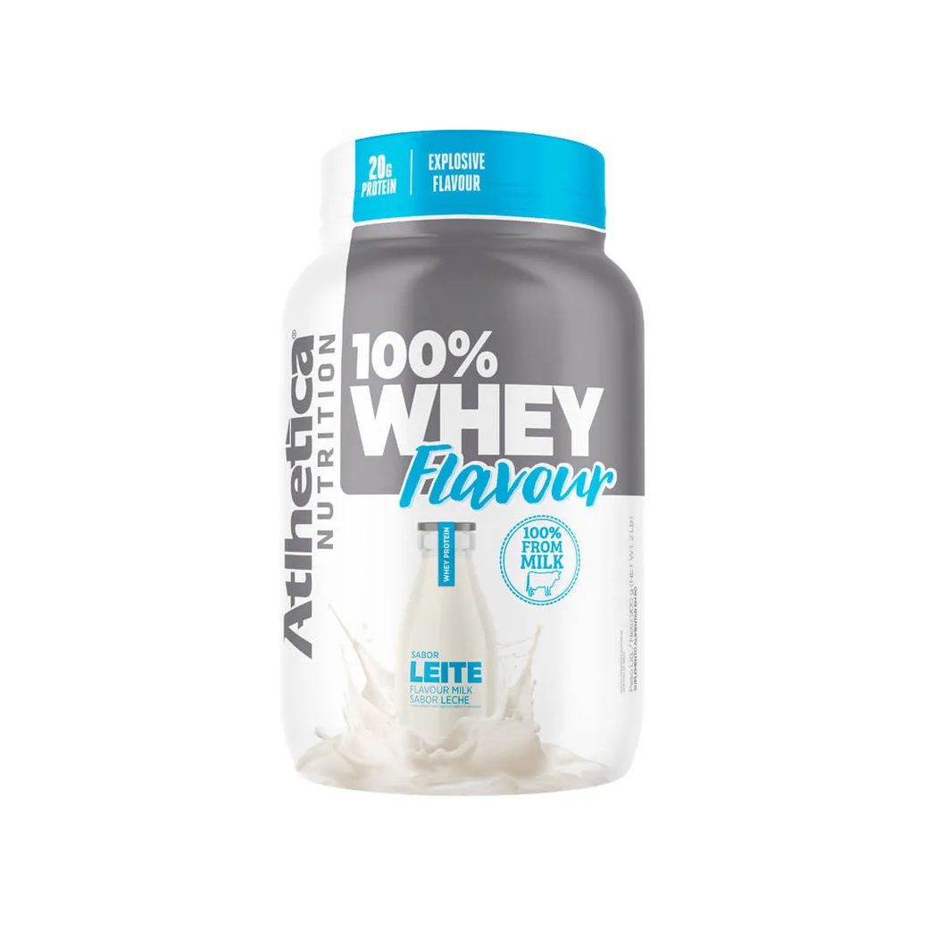 Suplemento Atlhetica 100% Whey Flavour 900gr Leite
