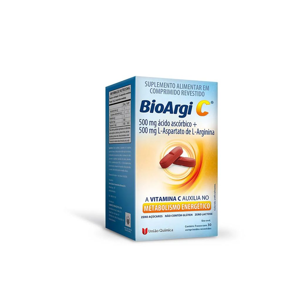 Vitamina C + Arginina Bioargi C 30 comprimidos